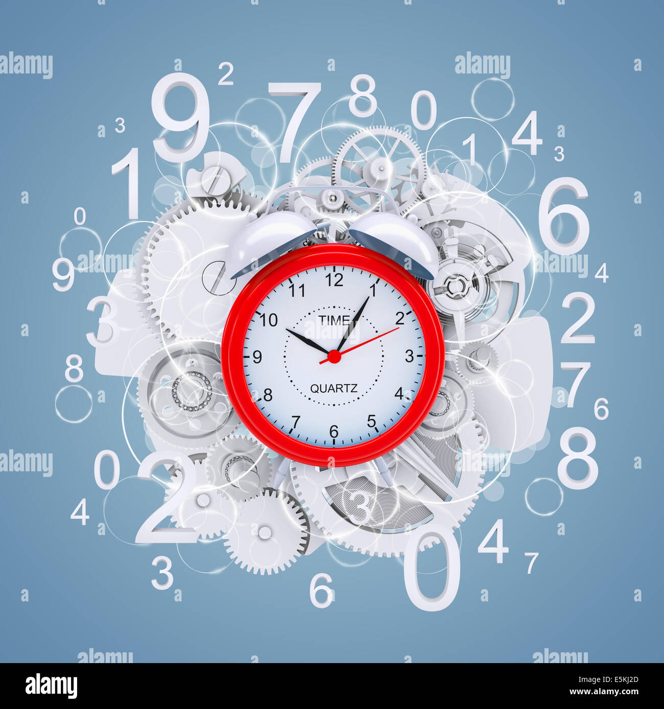 Mechanical figures circle clock hi-res stock photography and images - Alamy