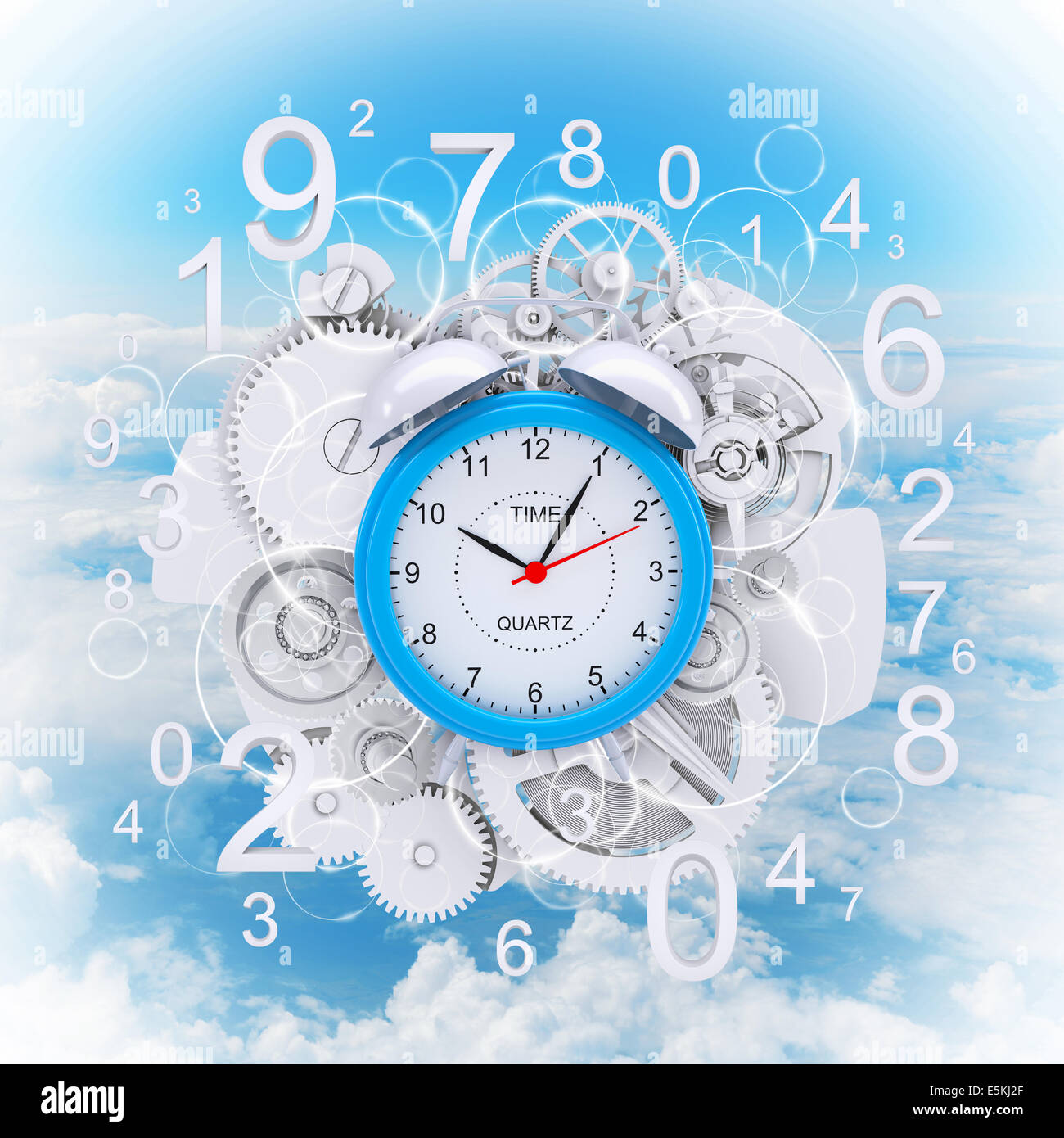 Mechanical figures circle clock hi-res stock photography and images - Alamy
