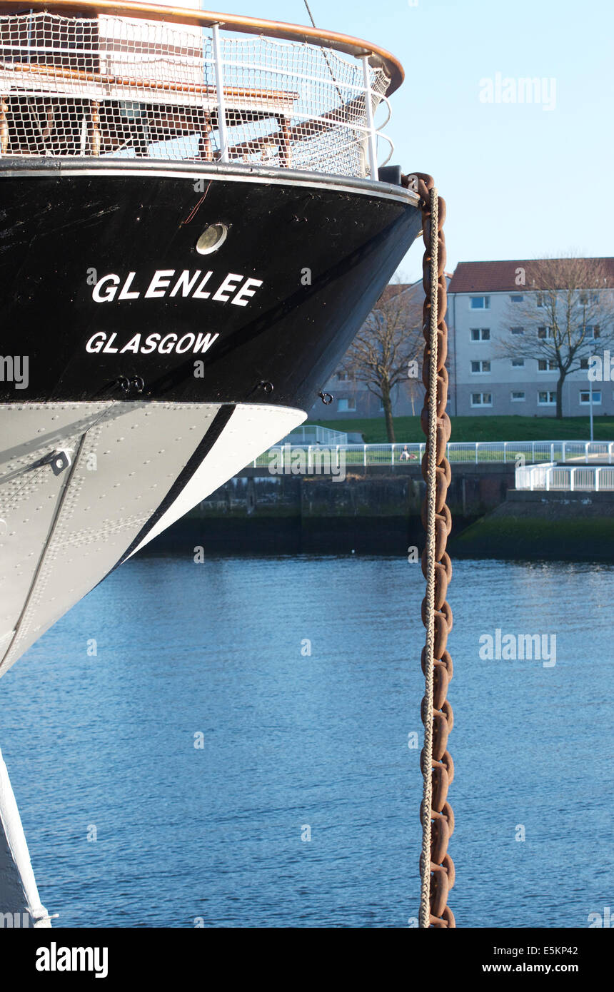 Sailing Vessel Glenlee Stock Photo Alamy