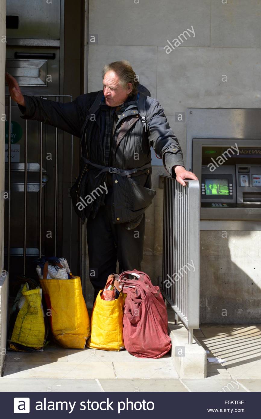 Bag Homeless Man Stock Photos & Bag Homeless Man Stock Images Alamy