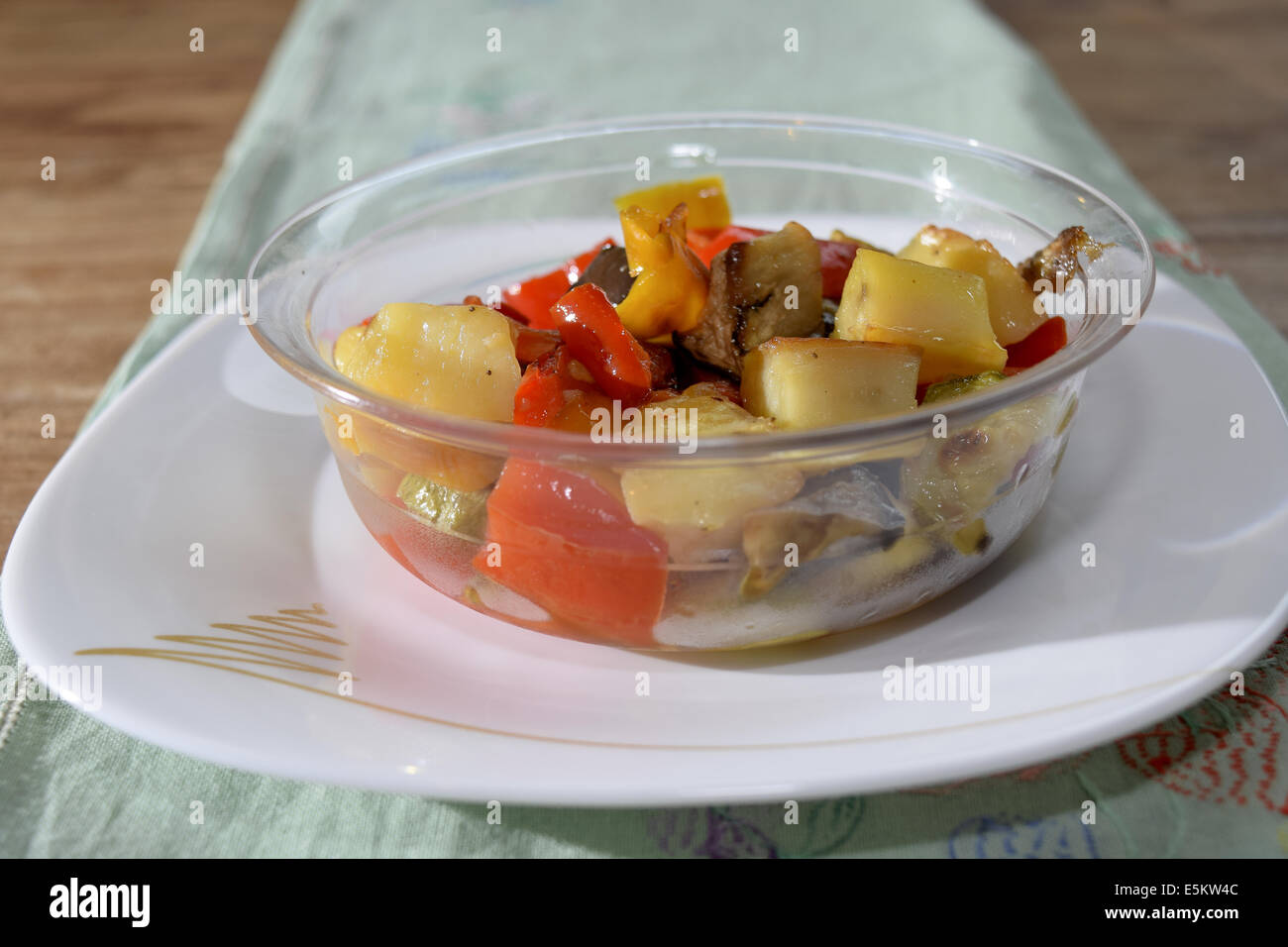 italian ratatouille or peperonata Stock Photo