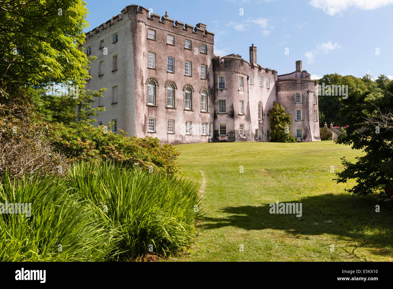 Picton Castle, Haverfordwest, Pembrokeshire, Wales, UK. A medieval