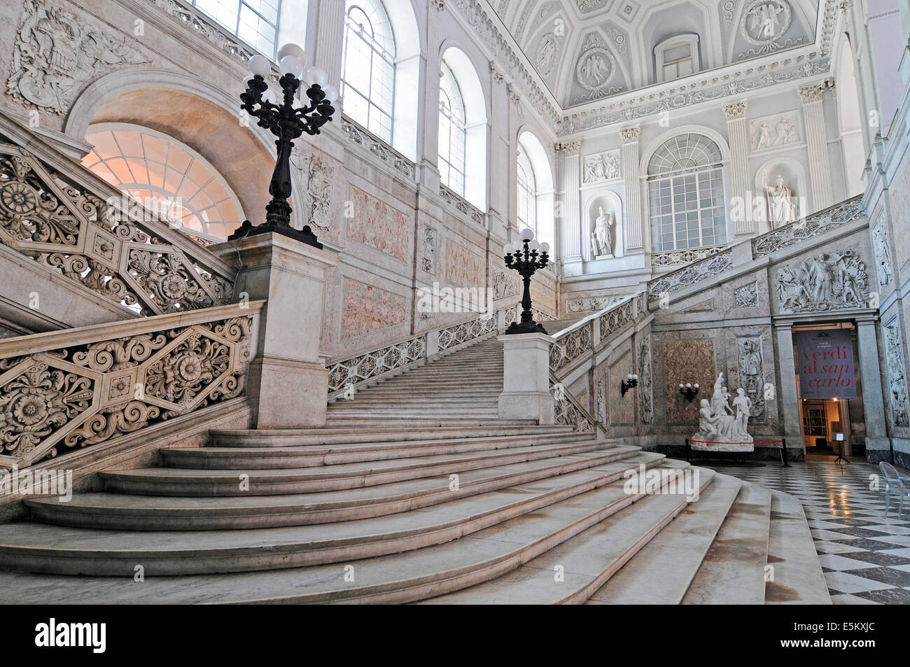 Palazzo Reale, Royal Palace, museum, Naples, Campania, Italy Stock ...