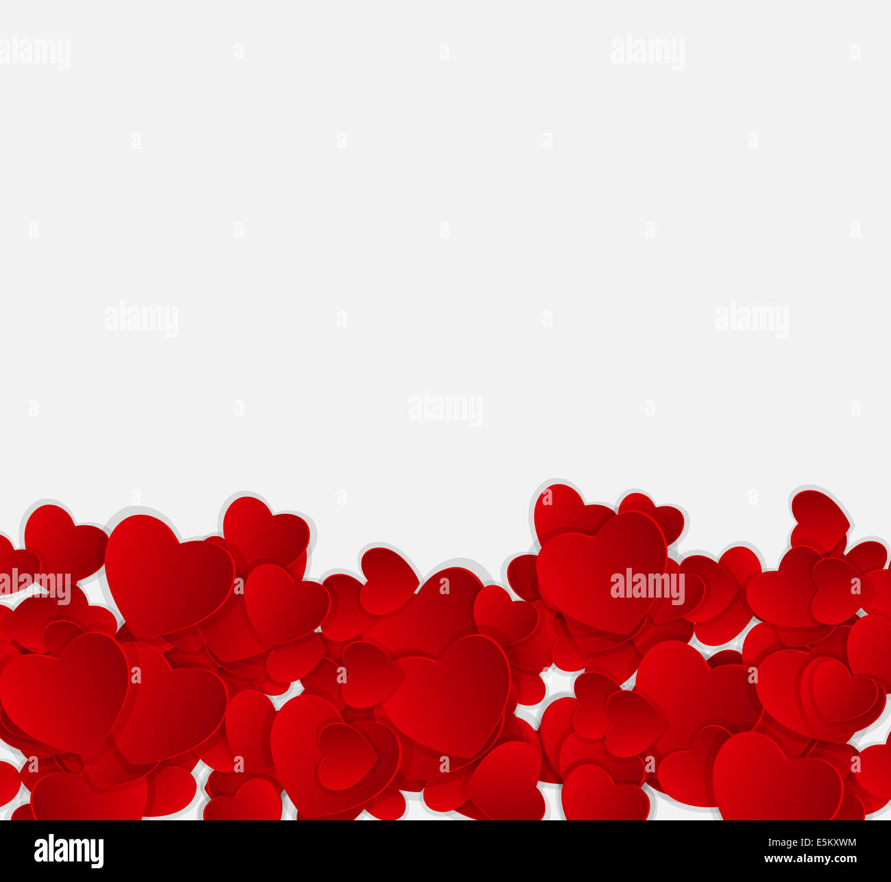Happy Valentines Day Card with Heart. Vector Illustration. EPS10 Stock ...