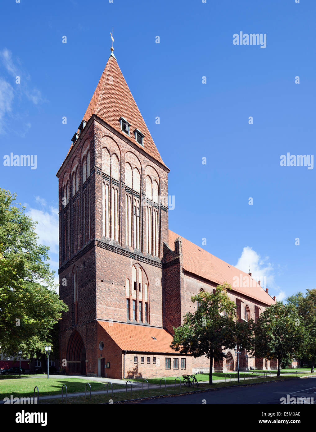 St. Jacobi Church, 12th - 13th century, Hanseatic City of Greifswald, Mecklenburg-Western Pomerania, Germany Stock Photo