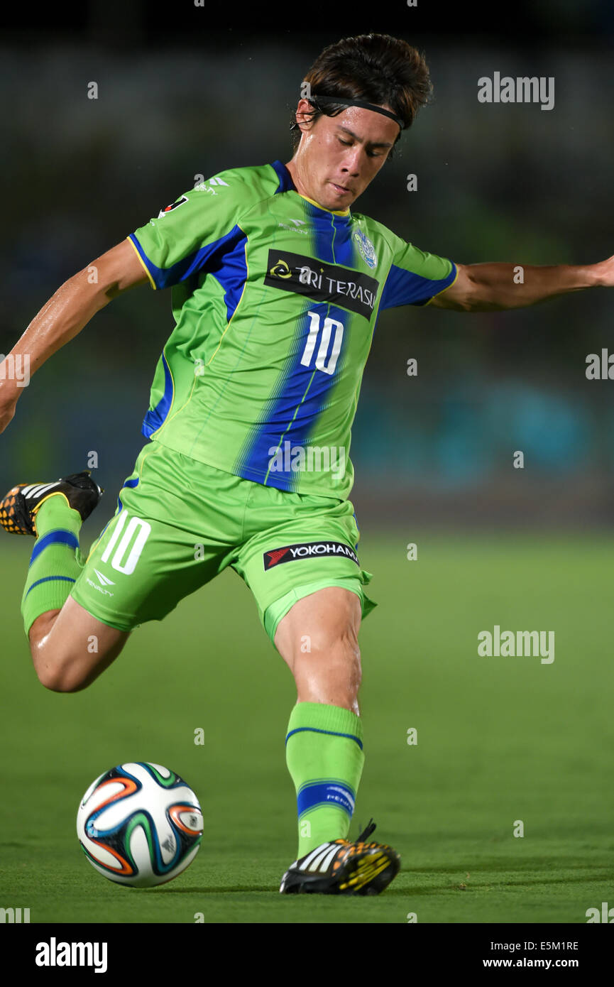 Daisuke Kikuchi Bellmare August 3 14 Football Soccer 14 J League Division 2 Match Between Shonan