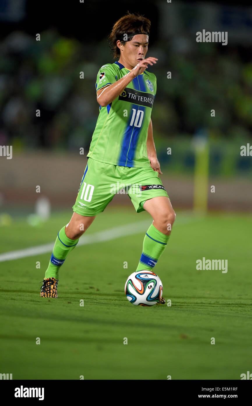 Daisuke Kikuchi Bellmare August 3 14 Football Soccer 14 J League Division 2 Match Between Shonan