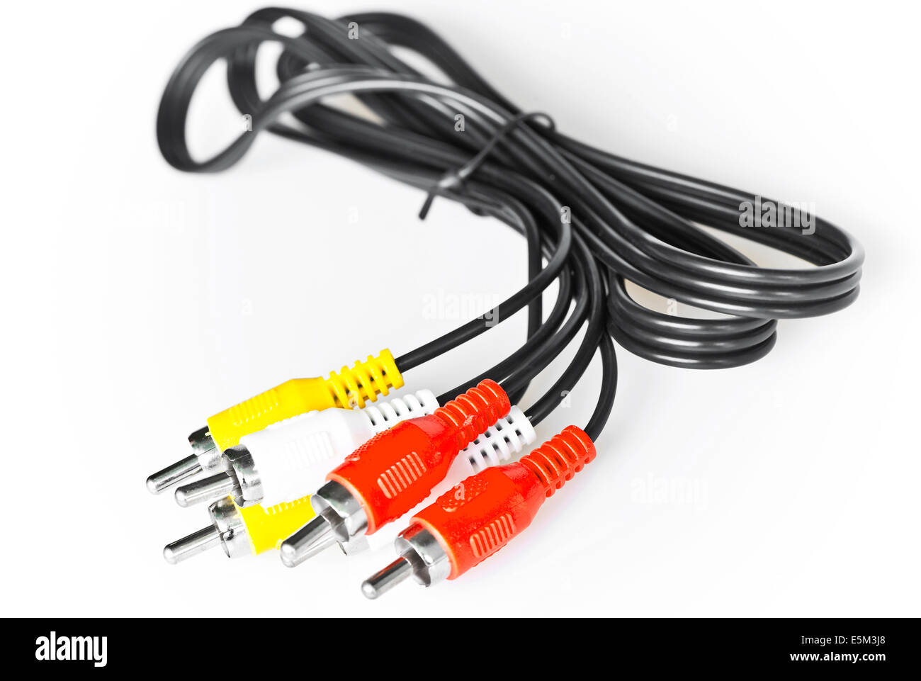 video audio cables Stock Photo - Alamy