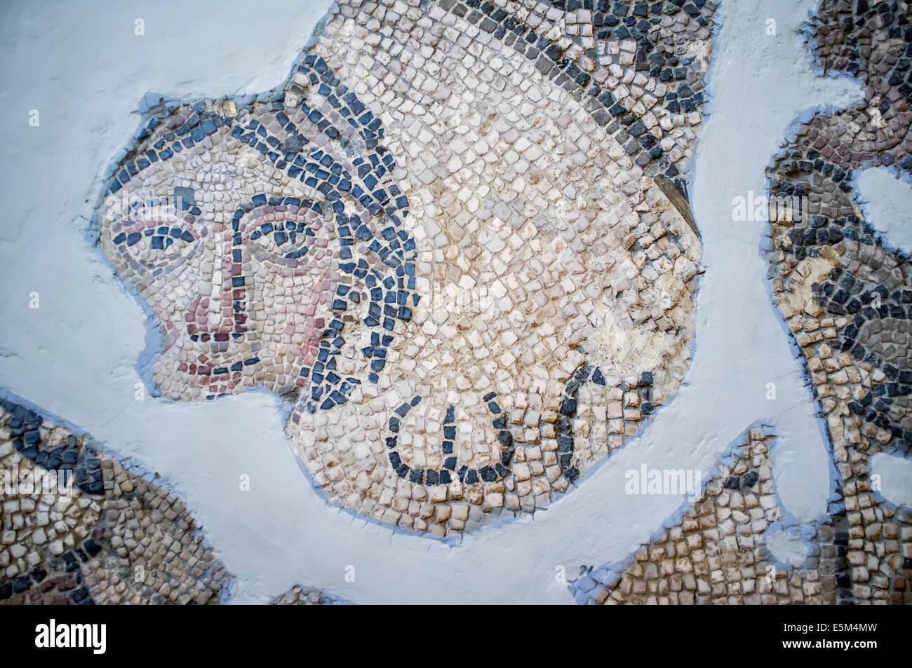 Ananeosis (awakening) mosaic, 5th Cent A.C., Hatay Archaeology Museum, Antioch, Hatay province, Southwest Turkey Stock Photo
