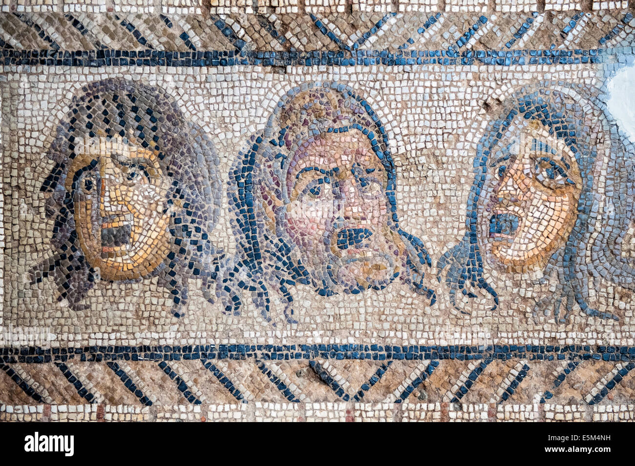 The Triumph of Dionysus, Mosaic from Daphne (Harbiye), 2nd-3rd Cent A.C., Hatay Archaeology Museum, Antioch, Southwest Turkey Stock Photo