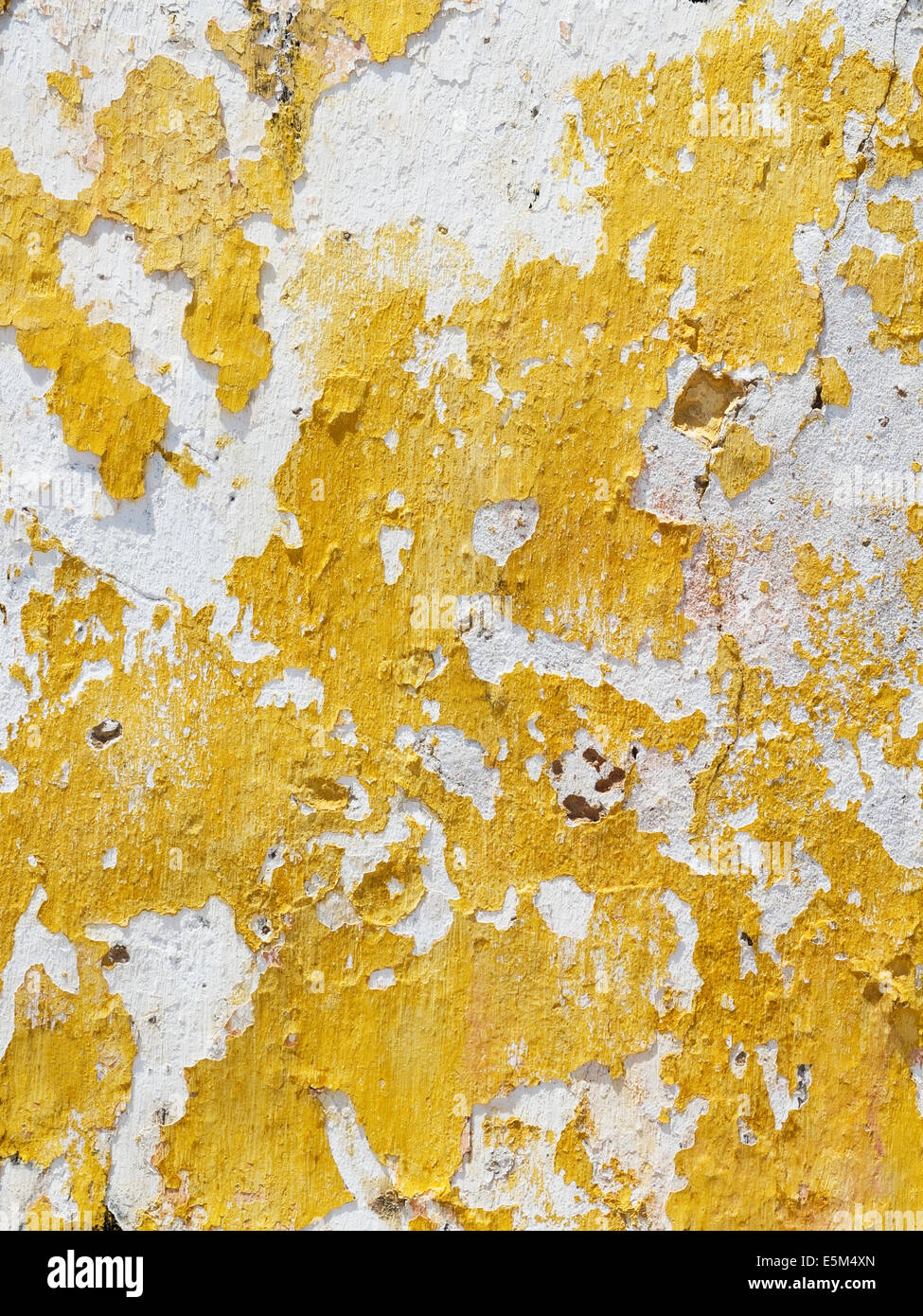 Worn stucco texture in a old wall. Stock Photo