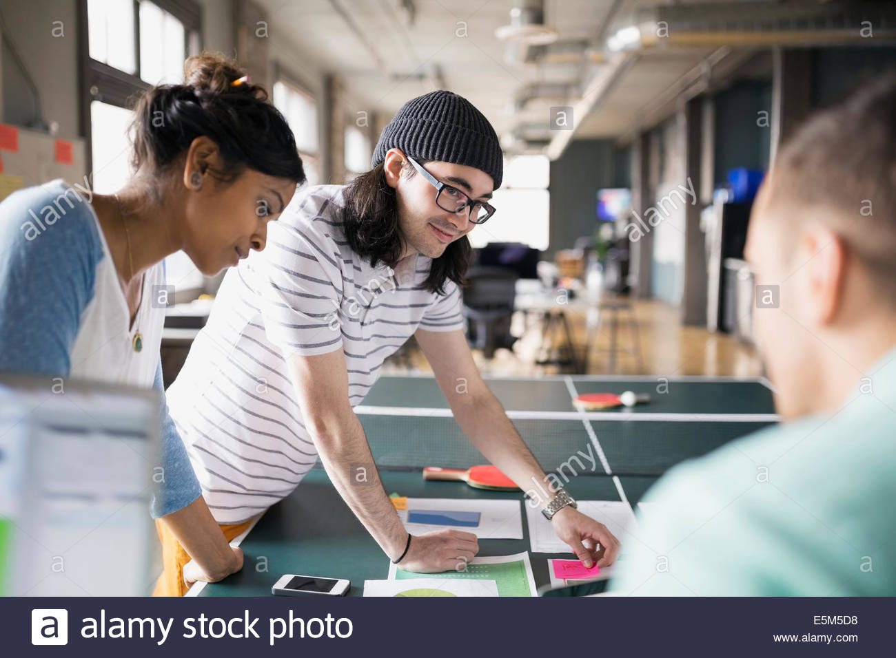 Creative business people meeting in office Stock Photo