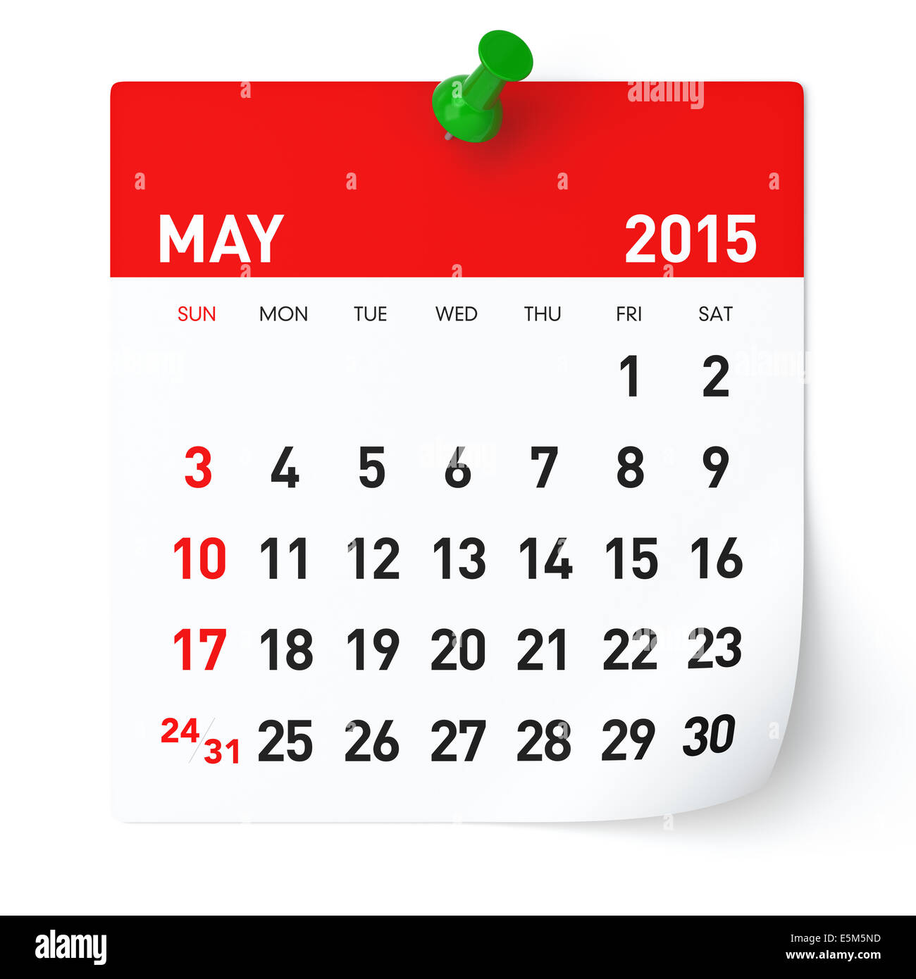 May 15 Calendar Stock Photo Alamy