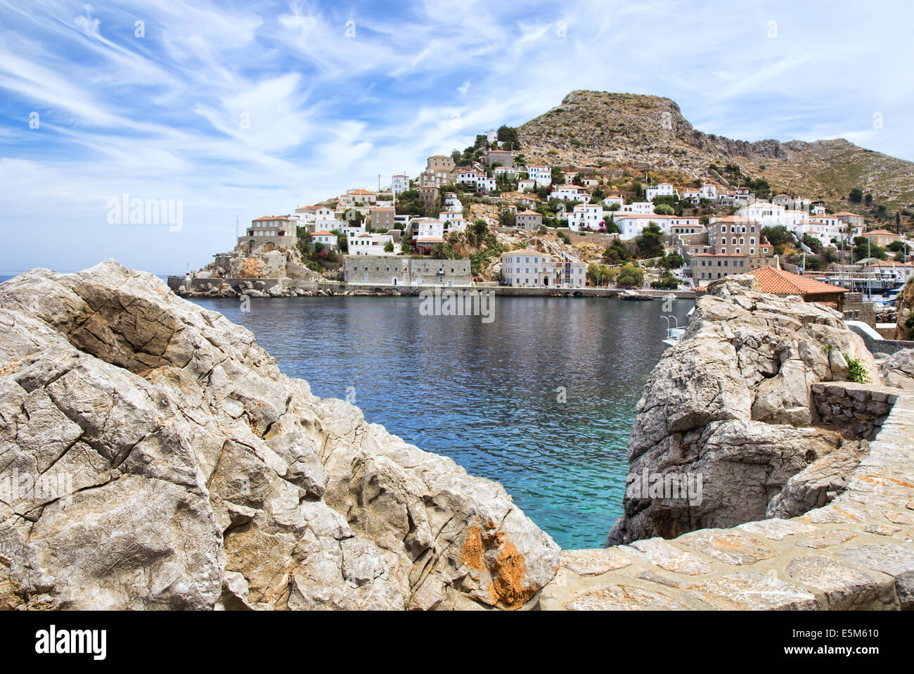 Hydra island in Greece Stock Photo