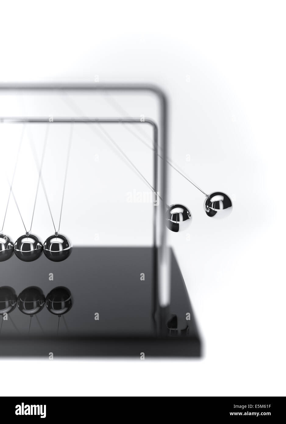 Newtons Cradle Stock Photo