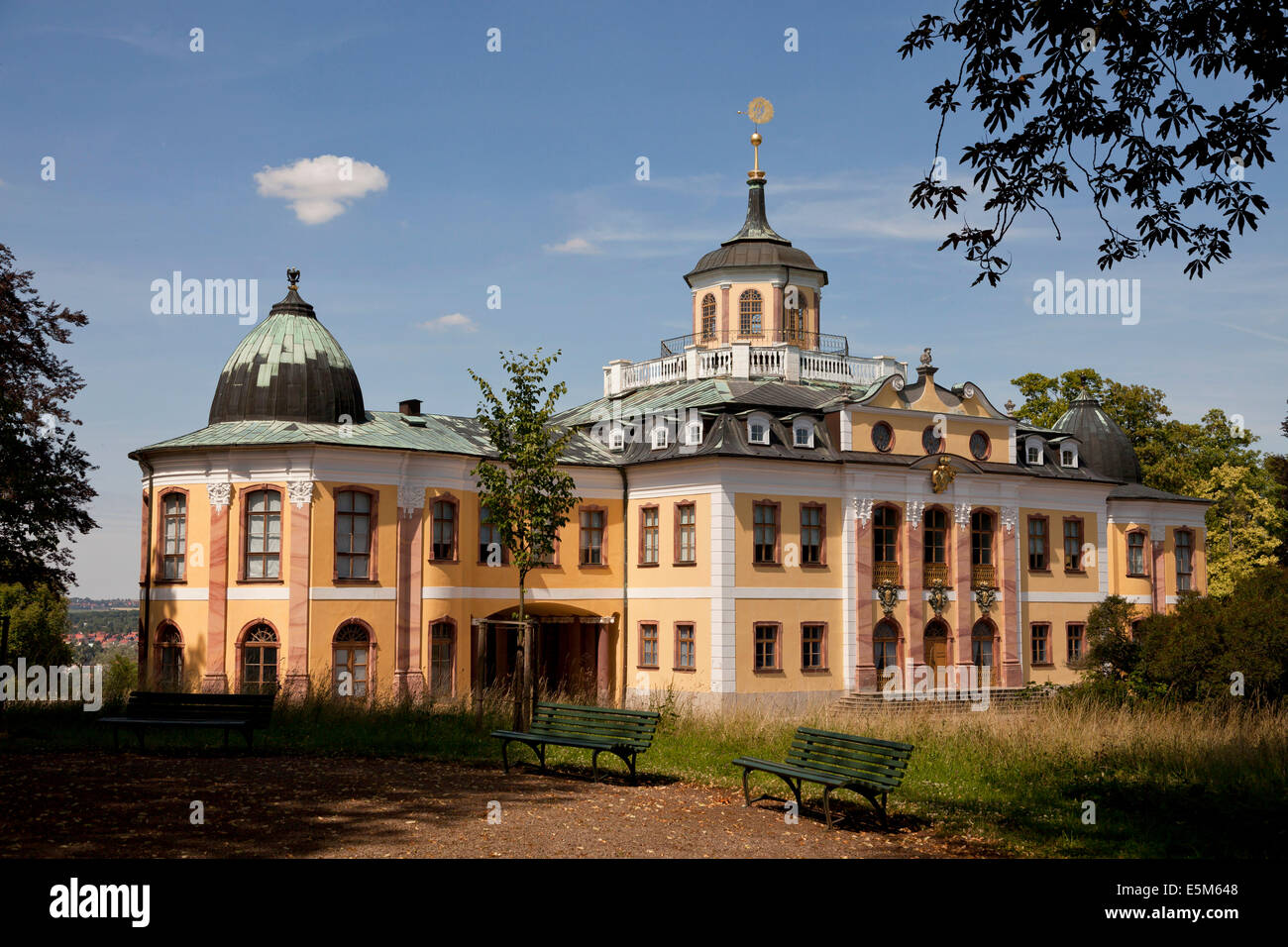 palace Schloss Belvedere, Weimar, Thuringia, Germany, Europe Stock Photo