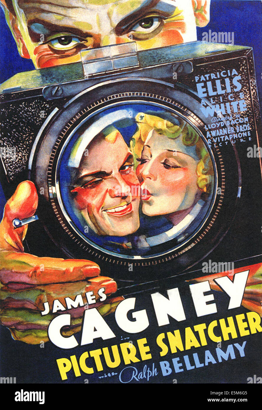 PICTURE SNATCHER, James Cagney, Alice White, 1933 Stock Photo