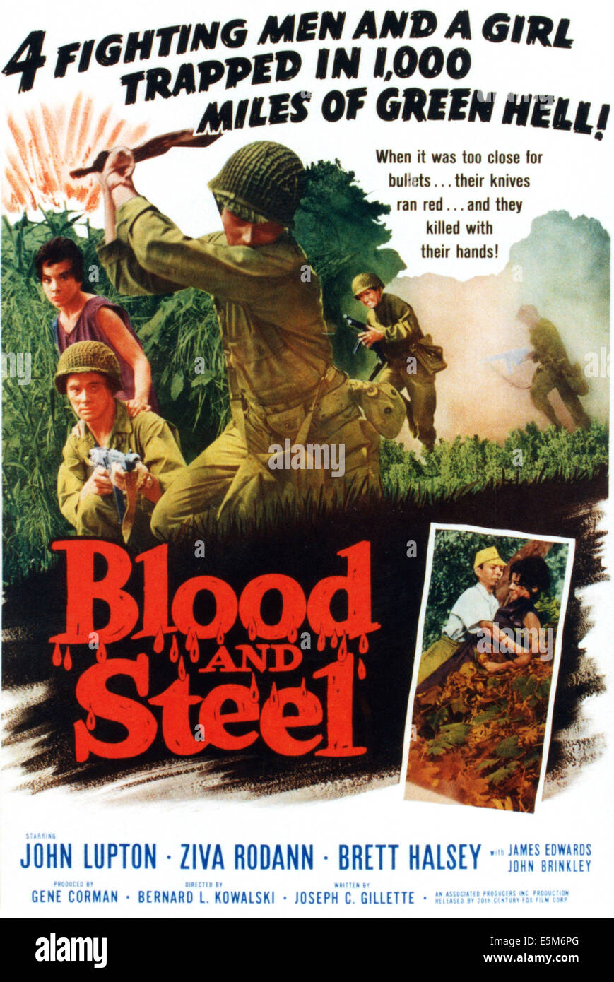 BLOOD AND STEEL, 1959 Stock Photo Alamy