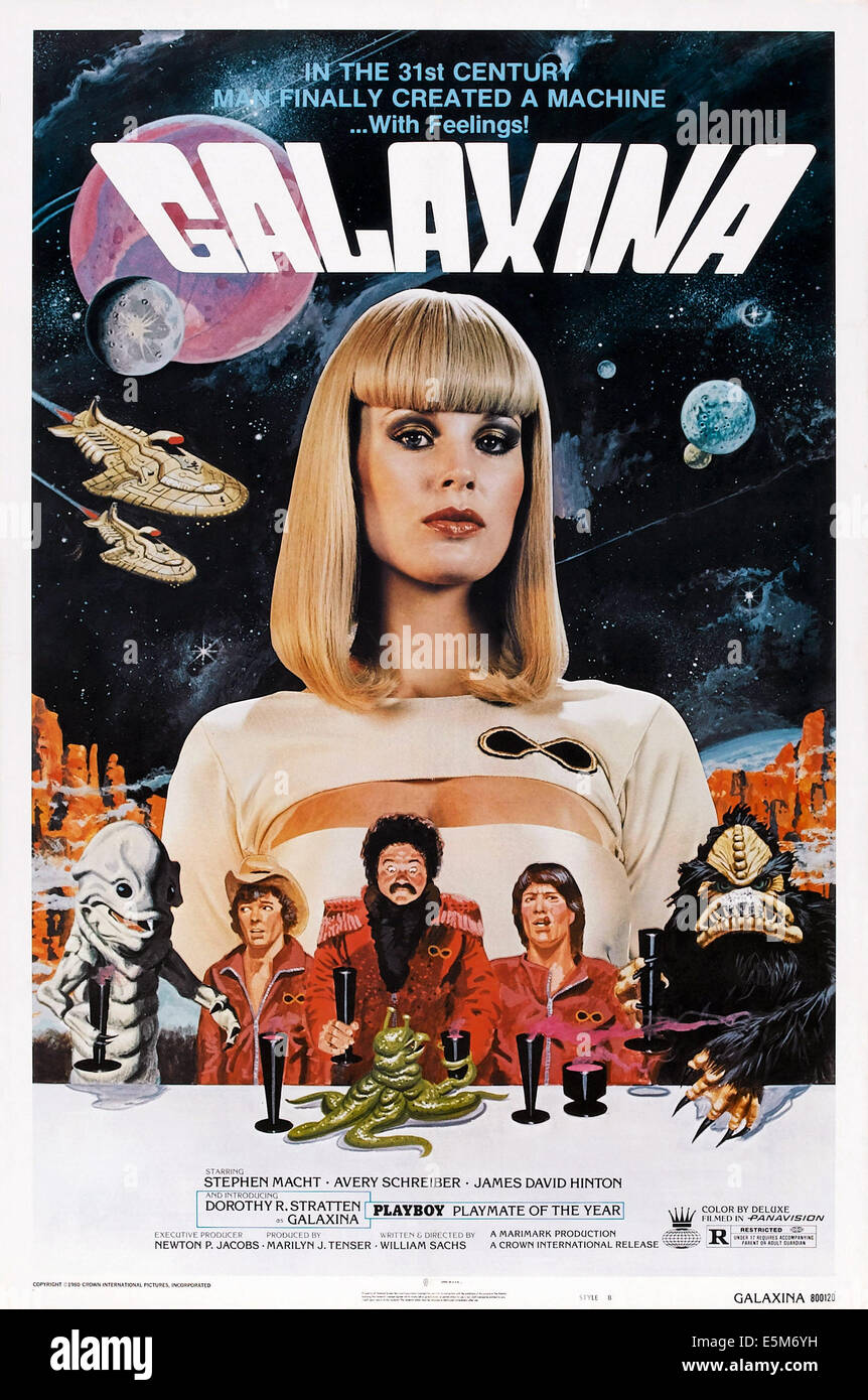 GALAXINA, Dorothy Stratten, 1980, (c) Crown International Pictures / Courtesy: Everett Collection Stock Photo