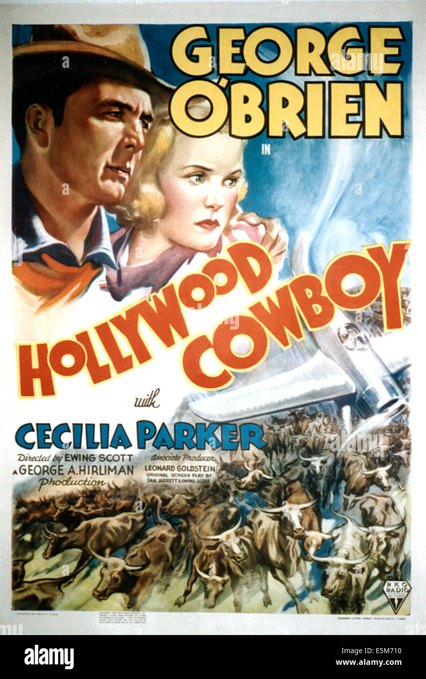 HOLLYWOOD COWBOY (aka WINGS OVER WYOMING), O'Brien, Cecilia