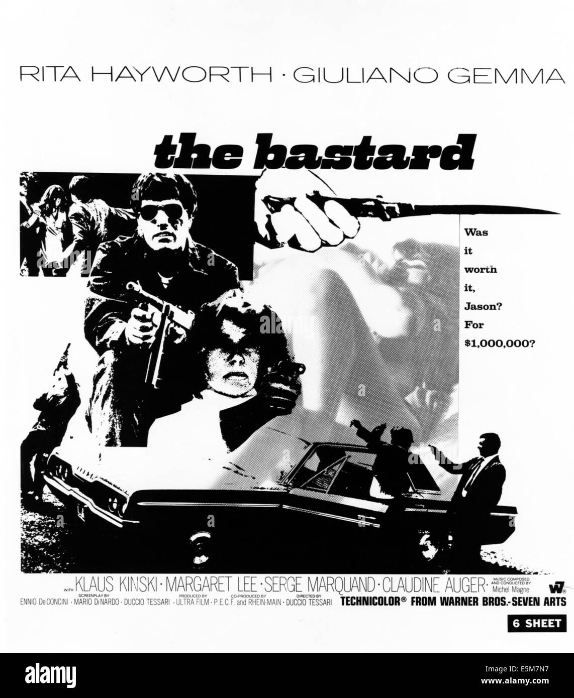 THE BASTARDS, (aka I BASTARDI), poster art, 1968 Stock Photo