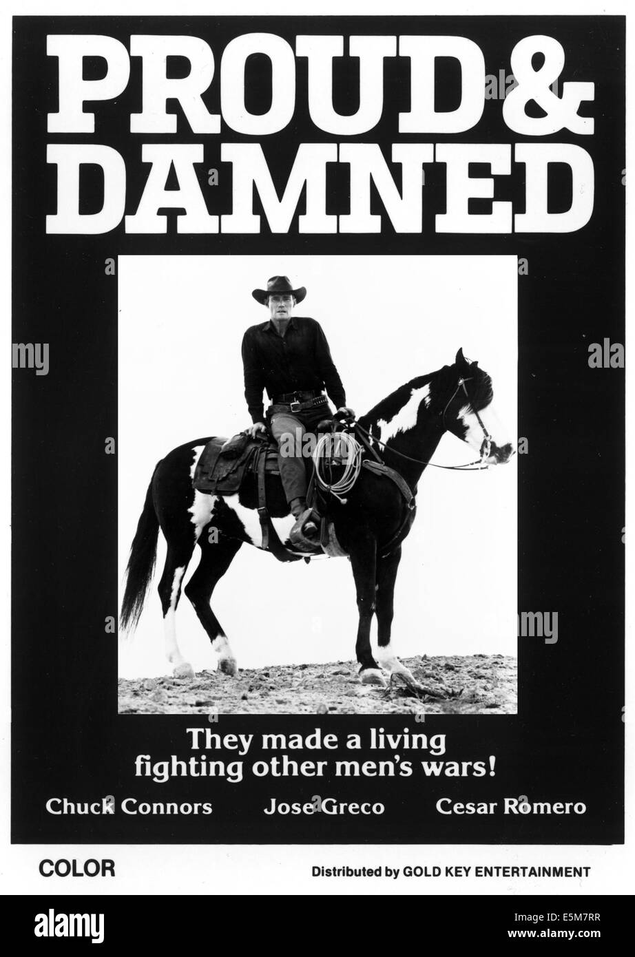 PROUD AND DAMNED, THE, Chuck Connors, 1972 Stock Photo