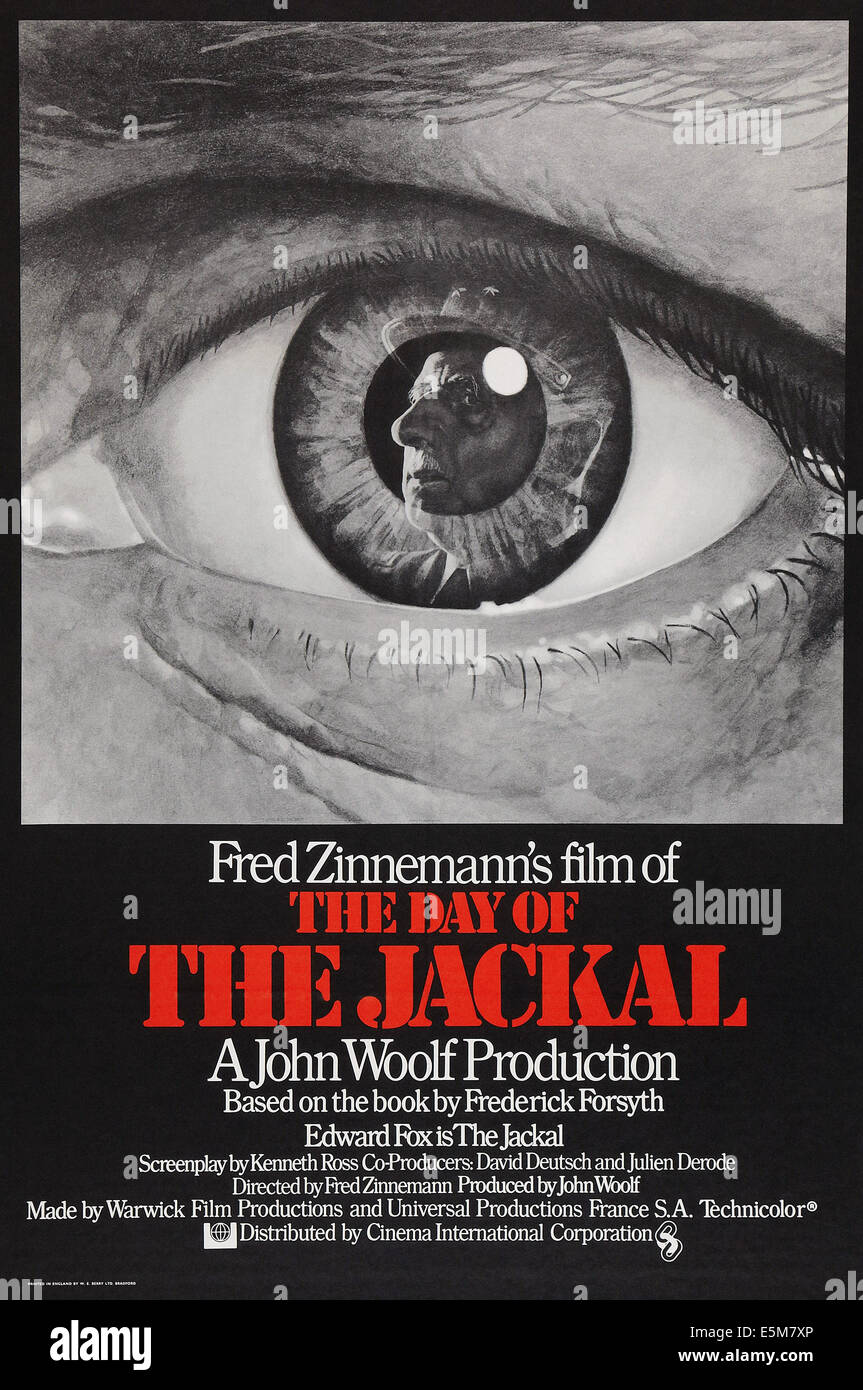 THE DAY OF THE JACKAL, Edward Fox, 1973 Stock Photo
