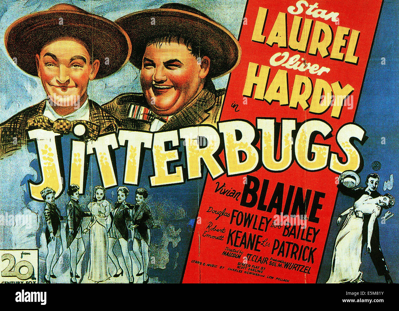 JITTERBUGS, top from left: Stan Laurel, Oliver Hardy, 1943, TM & Copyright © 20th Century Fox Film Corp./courtesy Everett Stock Photo