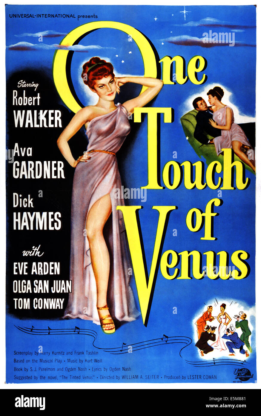 ONE TOUCH OF VENUS, (poster art), Ava Gardner, 1948 Stock Photo
