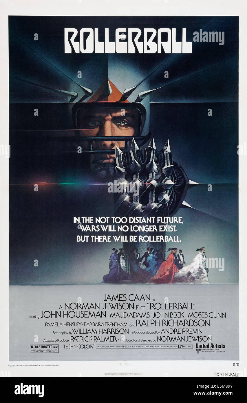 ROLLERBALL, poster, 1975 Stock Photo Alamy