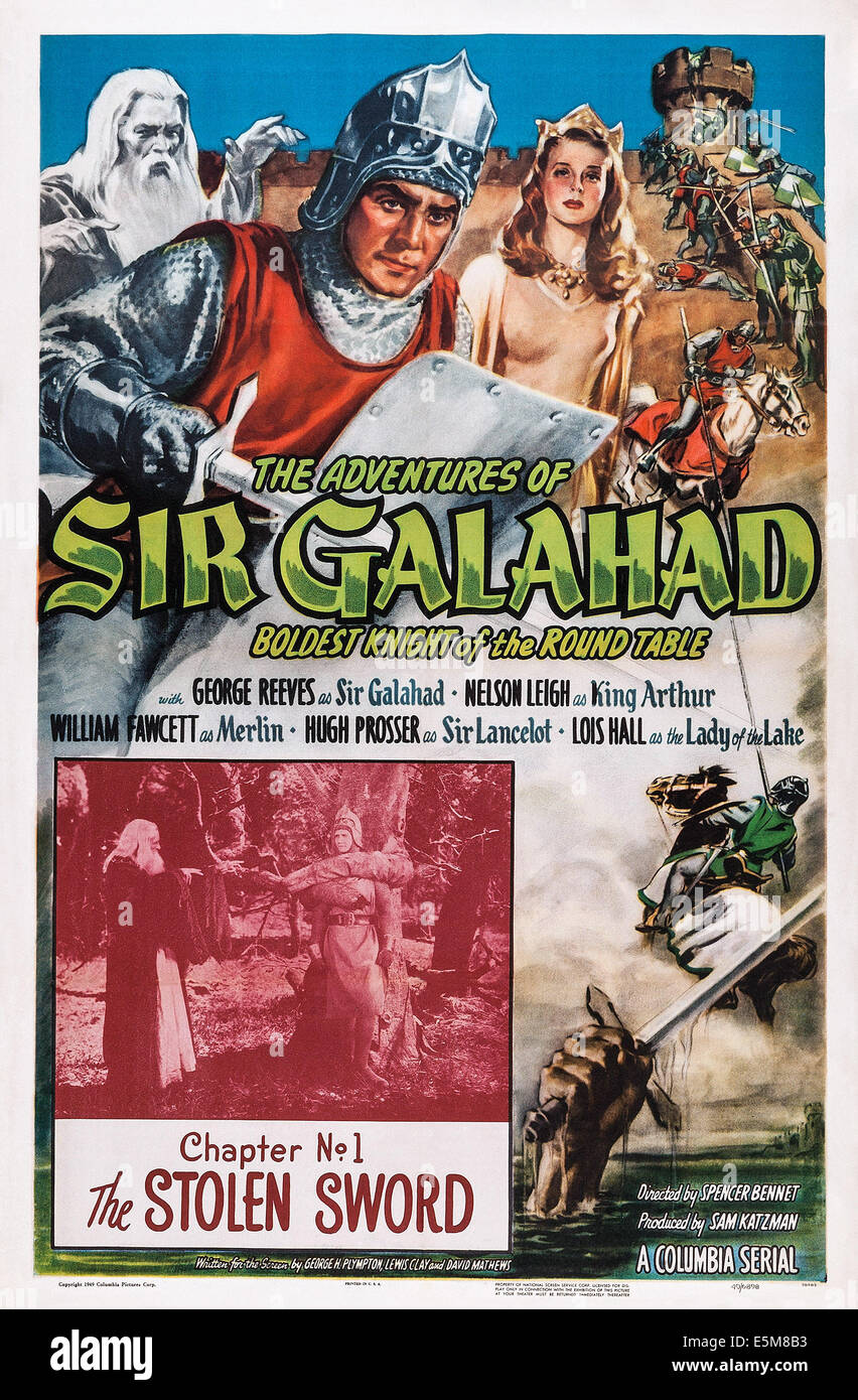 THE ADVENTURES OF SIR GALAHAD, lr William Fawcett, Reeves