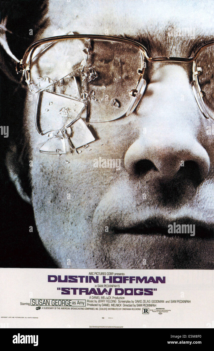 STRAW DOGS, Dustin Hoffman, 1971 Stock Photo Alamy