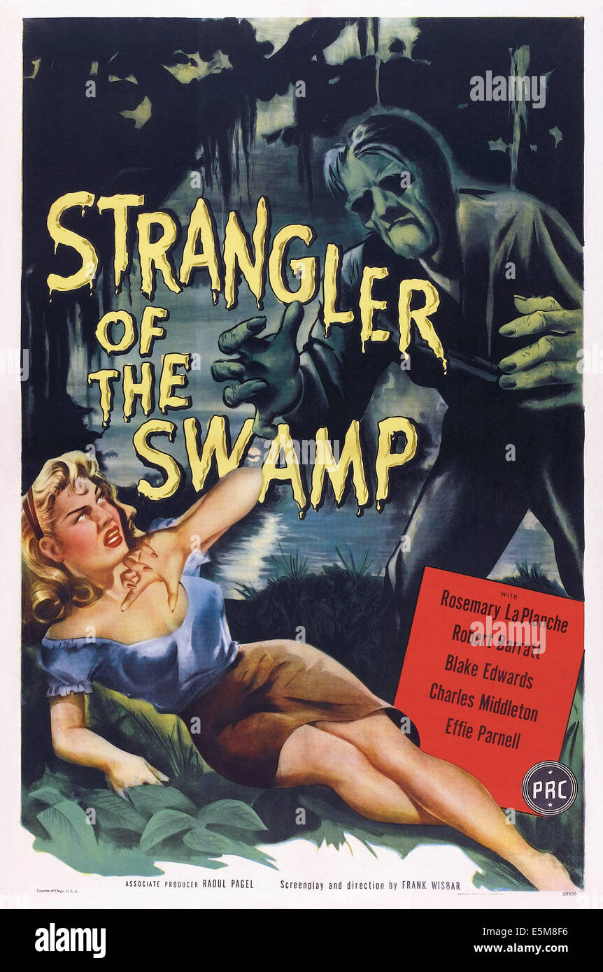 STRANGLER OF THE SWAMP, US poster, Rosemary La Planche, 1946 Stock Photo