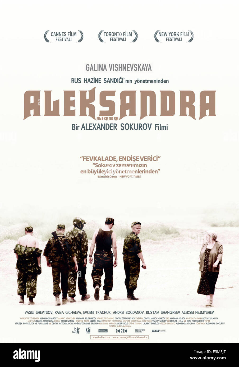 ALEXANDRA, (aka ALEKSANDRA), Turkish poster art, Galina Vishnevskaya (right), 2007. ©The Cinema Guild/Courtesy Everett Stock Photo