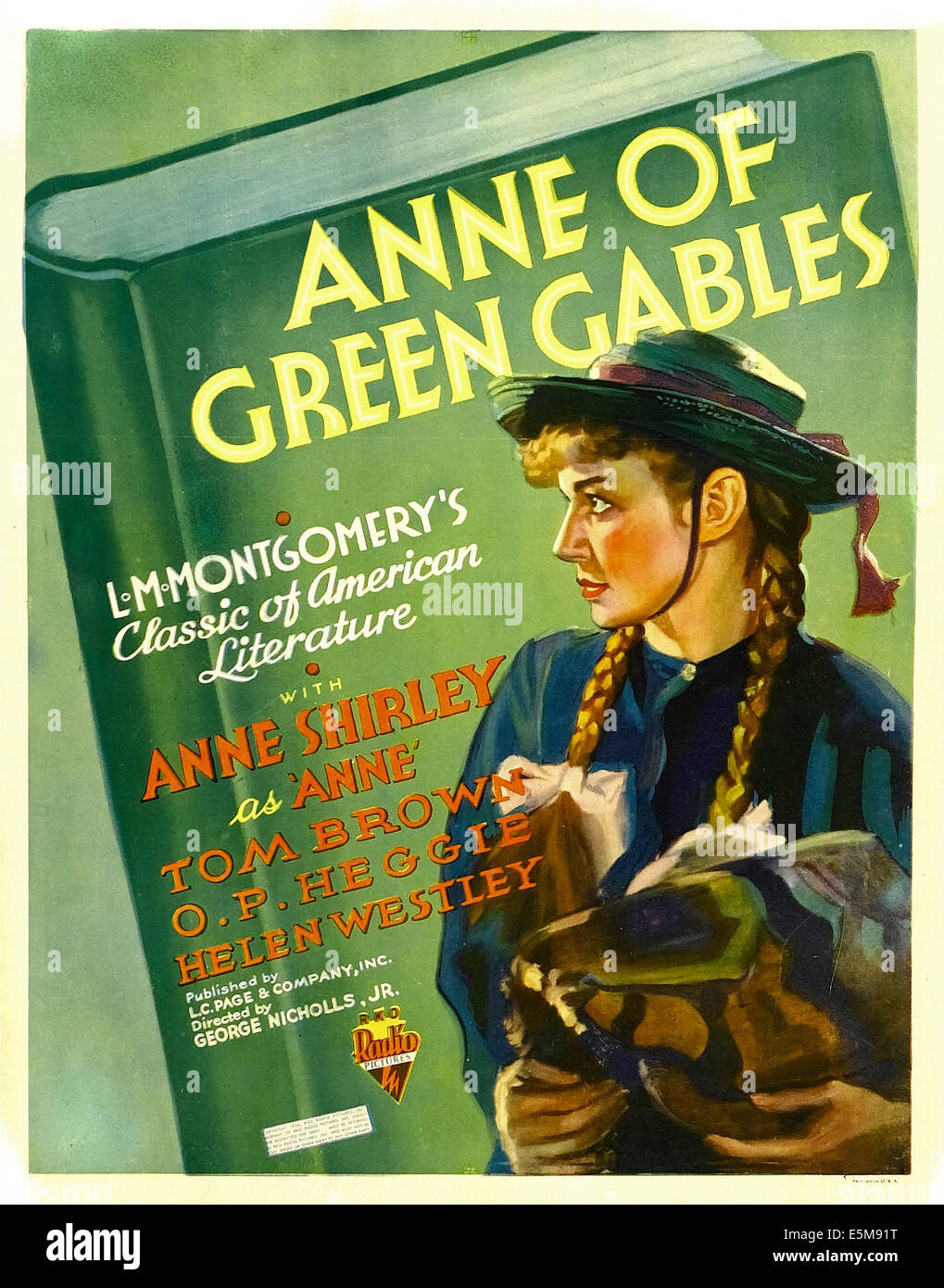 Anne of green gables 1934 hi-res stock photography and images - Alamy