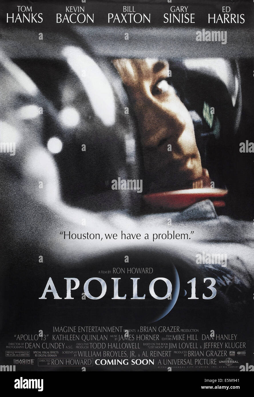 APOLLO 13, US advance poster art, Tom Hanks, 1995, ©Universal Pictures/courtesy Everett Collection Stock Photo