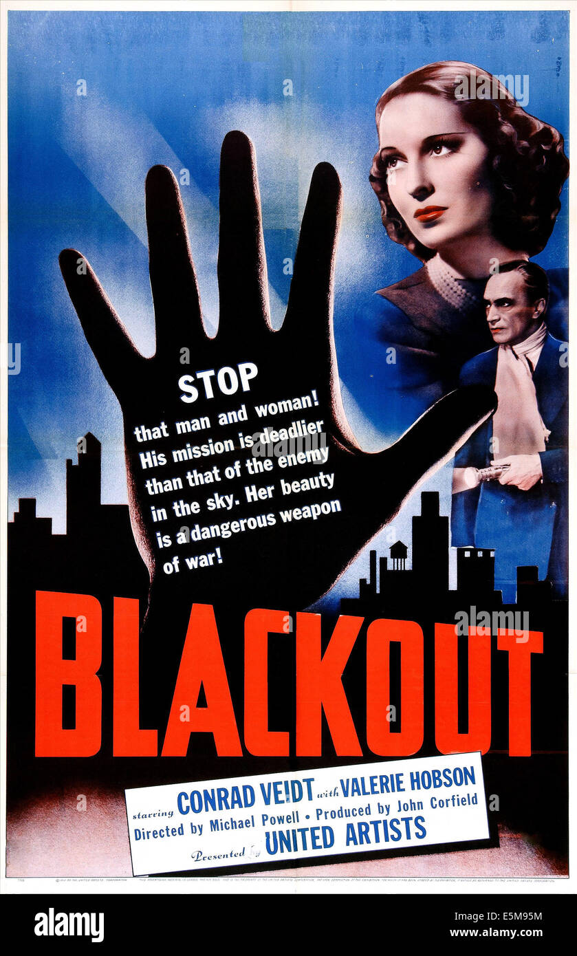 Blackout Poster High Resolution Stock Photography and Images - Alamy