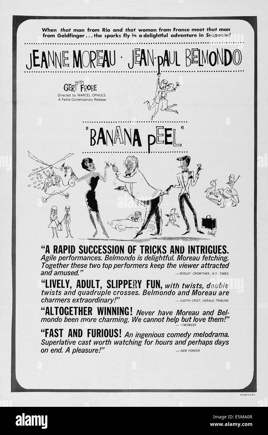 Banana peel 1960s Black and White Stock Photos & Images Alamy
