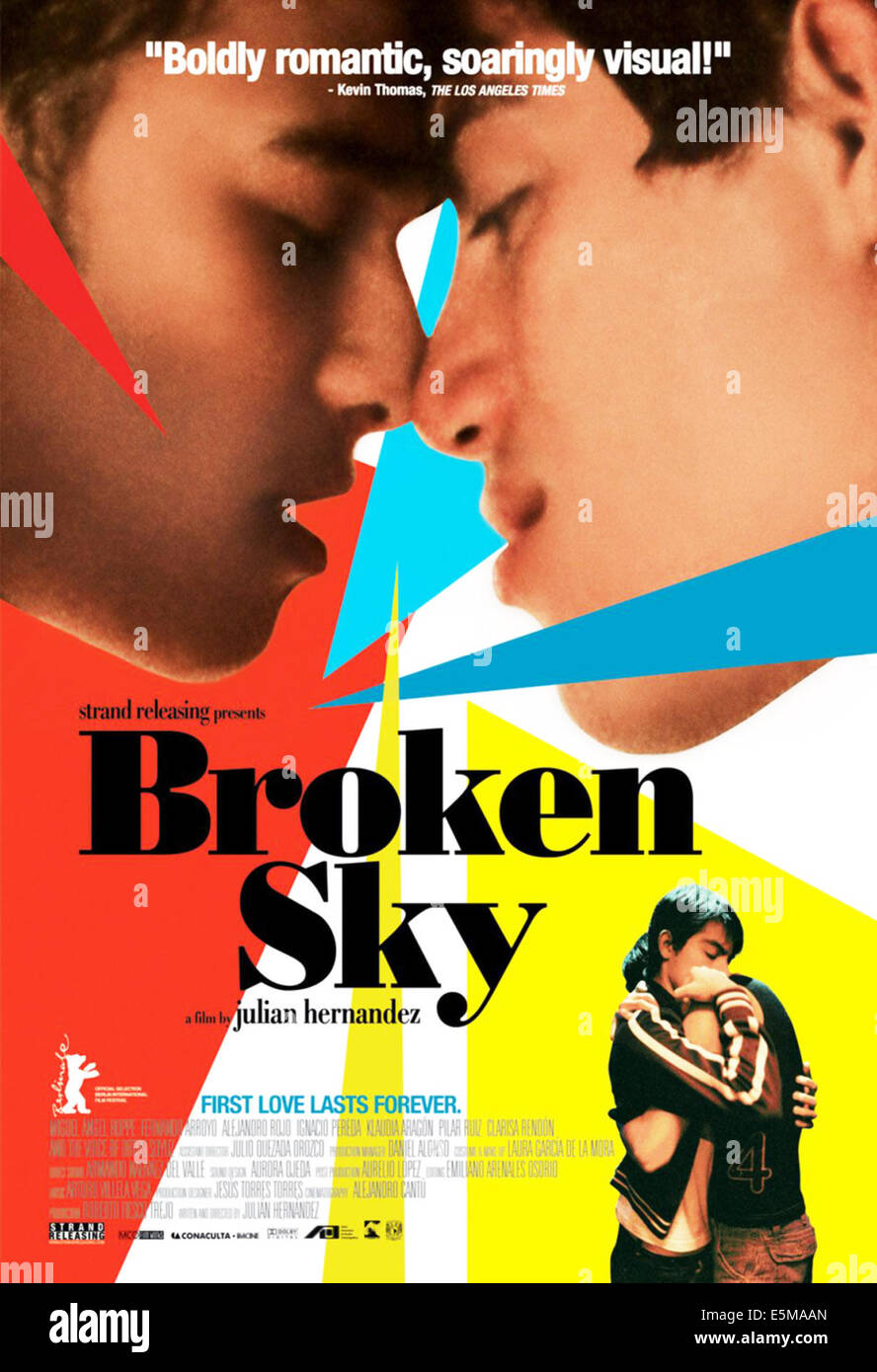 BROKEN SKY, (aka EL CIELO DIVIDIDO), US poster art, Miguel Angel Hoppe, Fernando Arroyo, 2006. ©Strand Releasing/courtesy Stock Photo