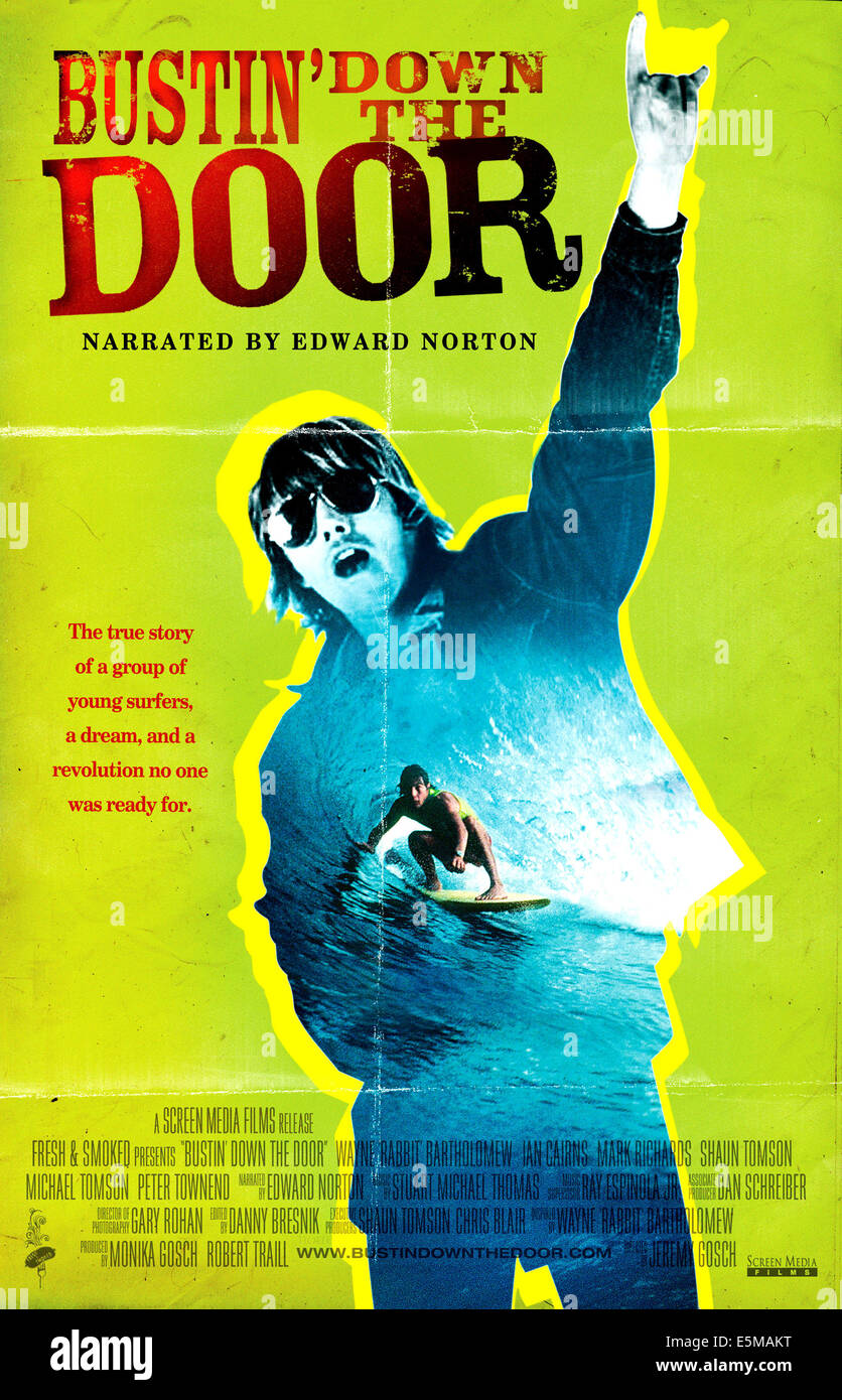 BUSTIN' DOWN THE DOOR, Wayne 'Rabbit' Bartholomew, 2008. ©Screen Media ...