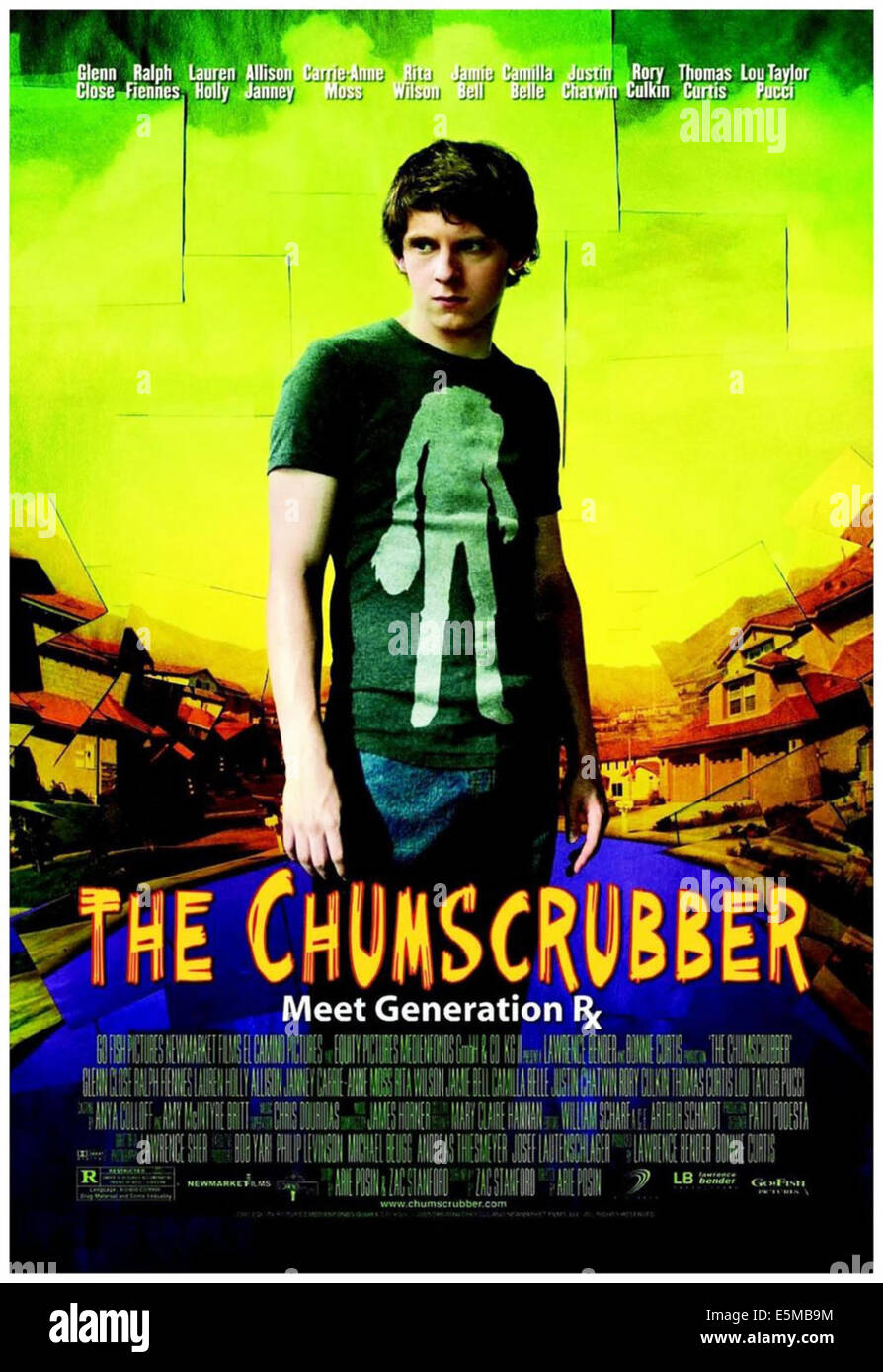THE CHUMSCRUBBER, poster art, Jamie Bell, 2005. ©Newmarket Releasing
