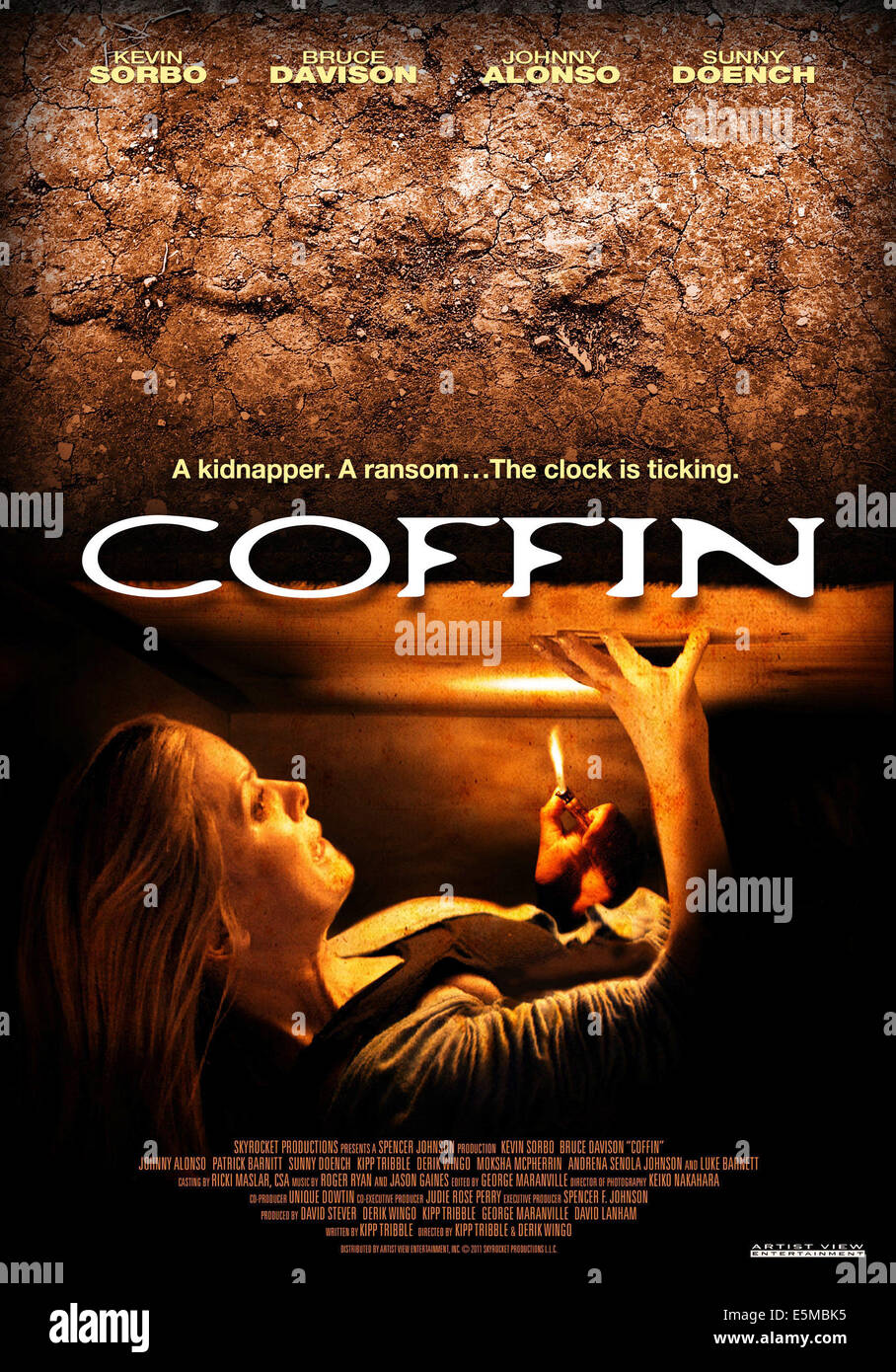 COFFIN, Sunny Doench on US poster art, 2011, ©Artist View Entertainment/courtesy Everett Collection Stock Photo