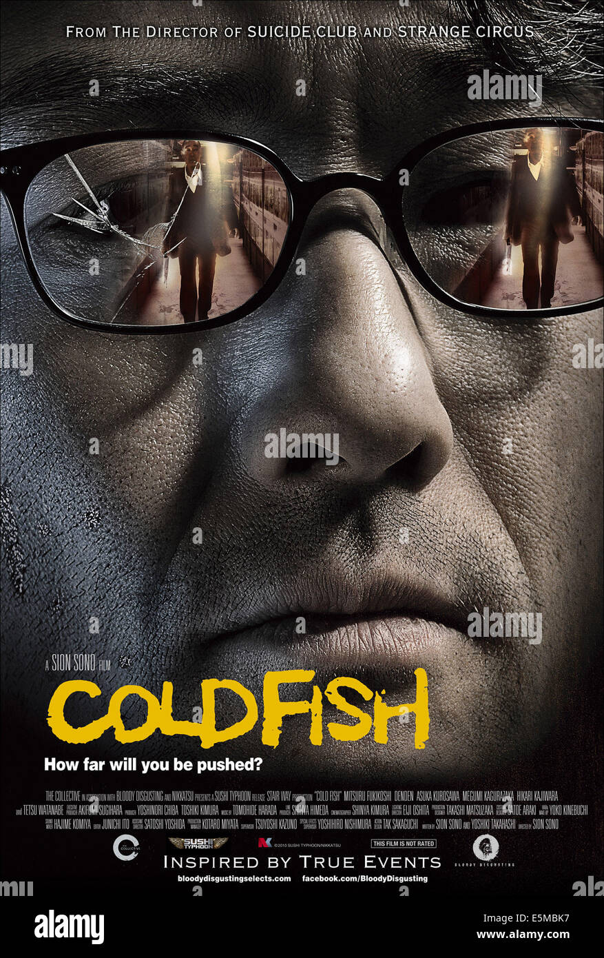COLD FISH, (aka TSUMETAI NETTAIGYO), US poster art, 2010, ©The Collective/courtesy Everett Collection Stock Photo