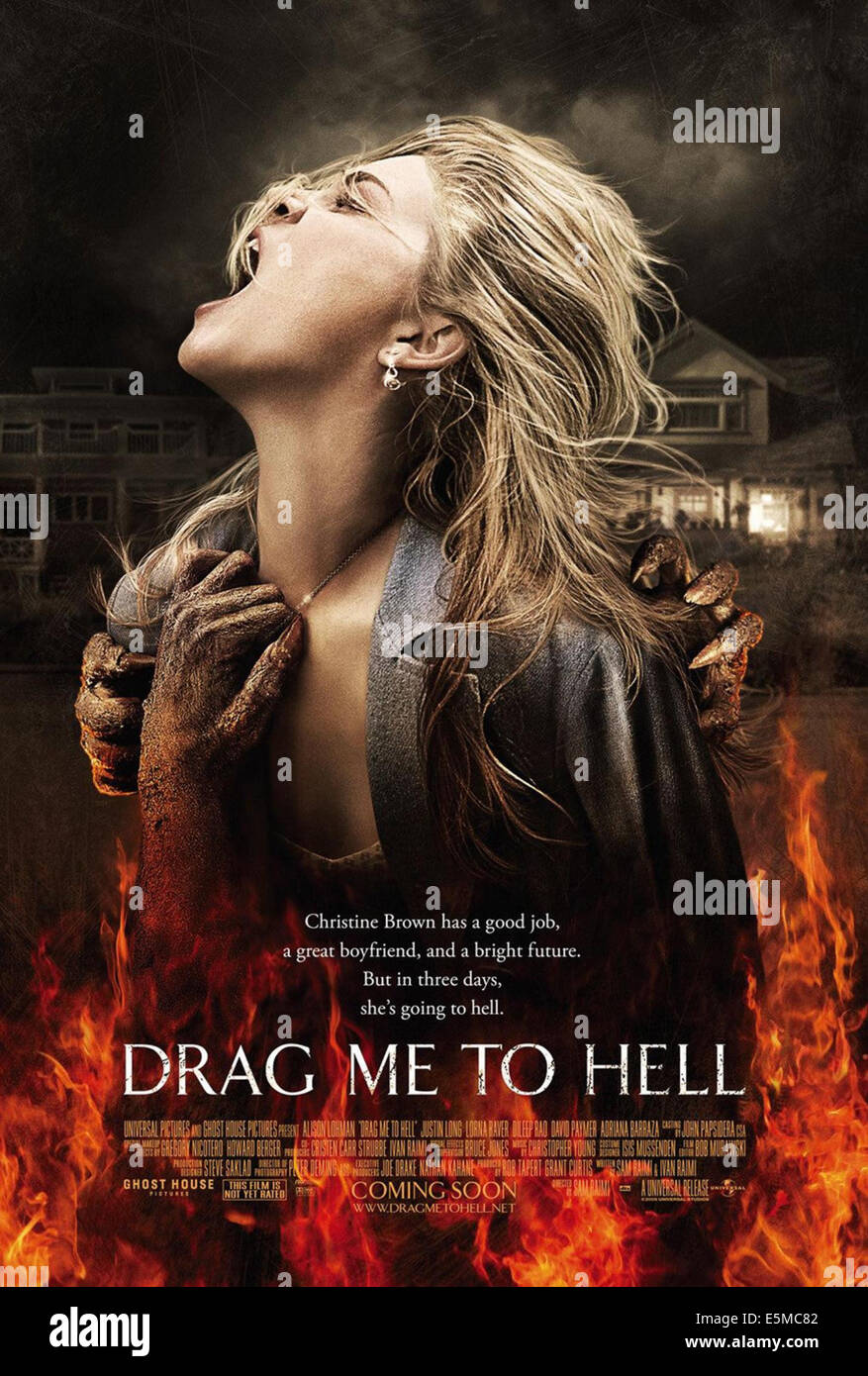 DRAG ME TO HELL, US poster art, Alison Lohman, 2009. ©Universal/Courtesy Everett Collection Stock Photo