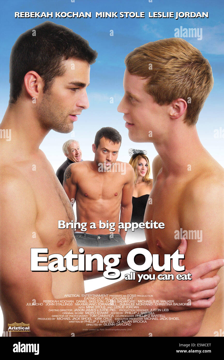 EATING OUT: ALL YOU CAN EAT, US poster art, from left: Chris Salvatore, Leslie Jordan, Michael E.R. Walker, Rebekah Kochan, Stock Photo