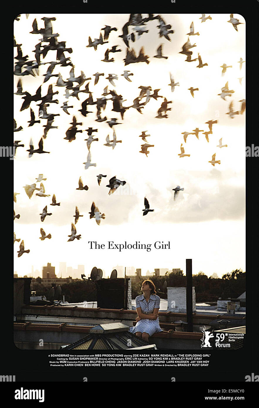 THE EXPLODING GIRL, Zoe Kazan, 2009. ©Oscilloscope Laboratories