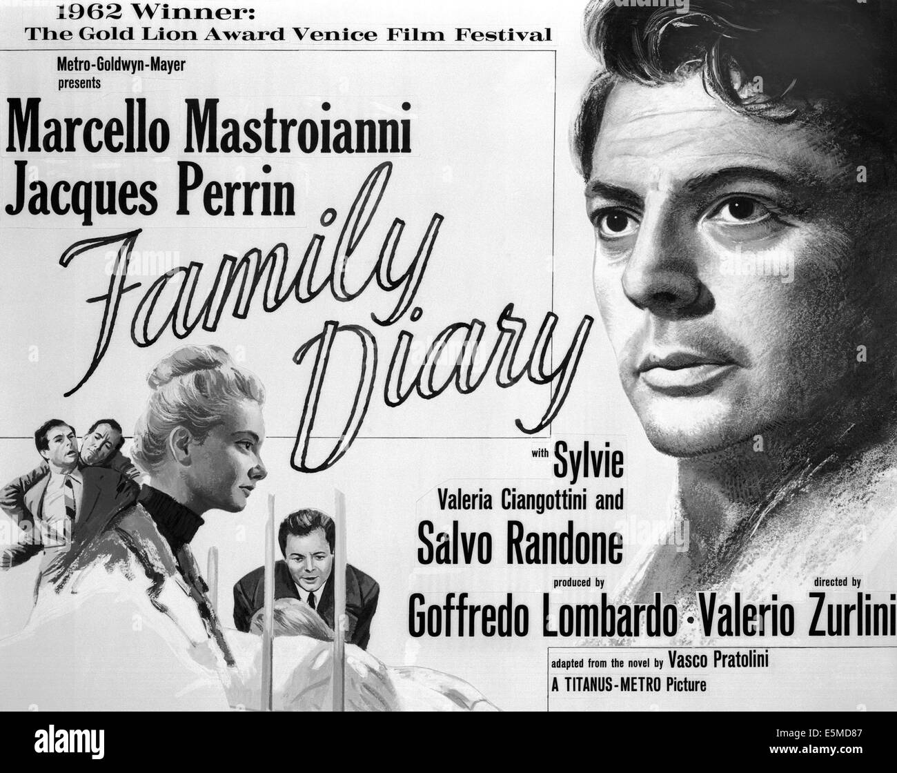 FAMILY DIARY, (aka CRONACA FAMILIARE), Marcello Mastroianni (right), 1962 Stock Photo