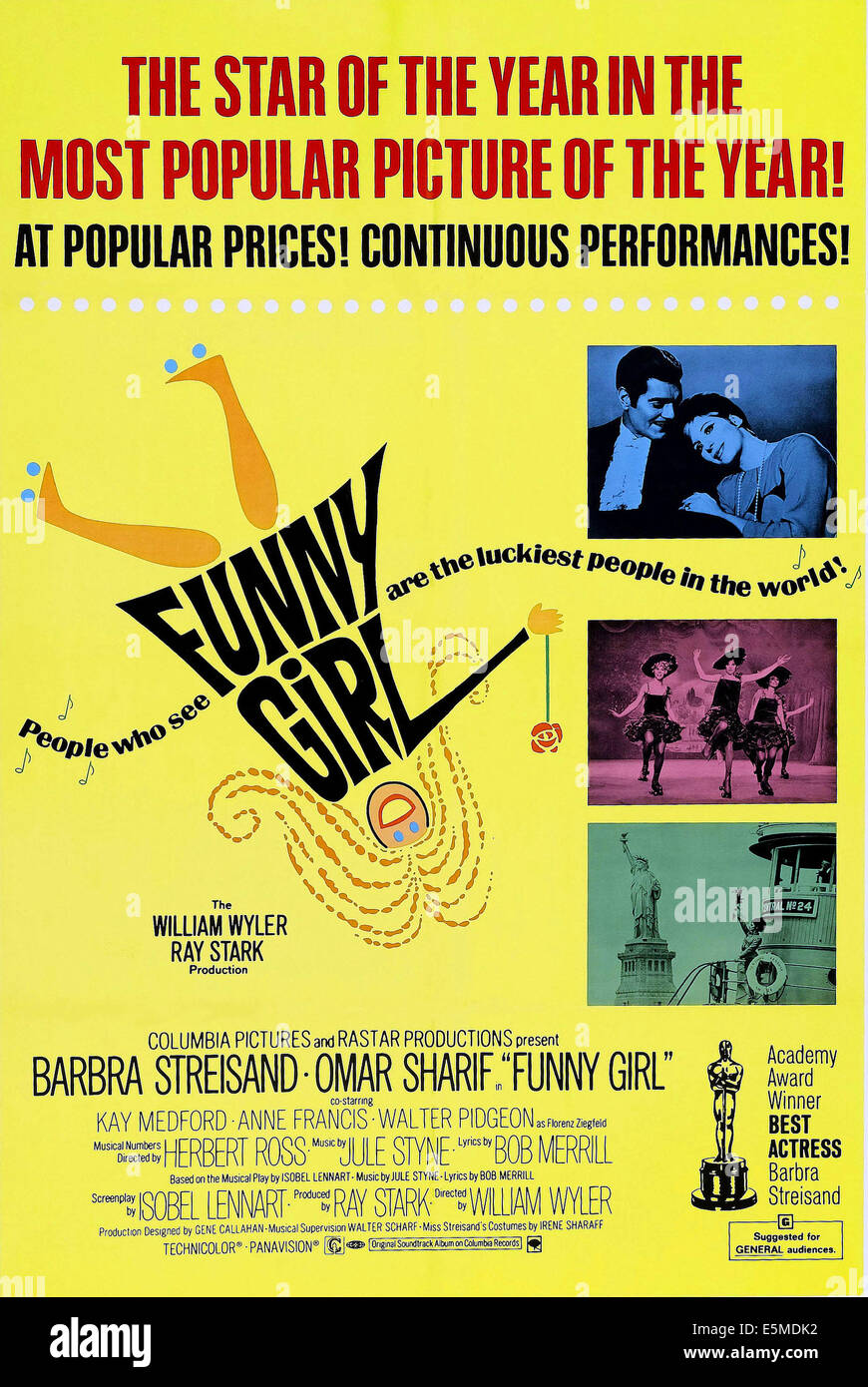 Funny girl poster streisand hi-res stock photography and images - Alamy