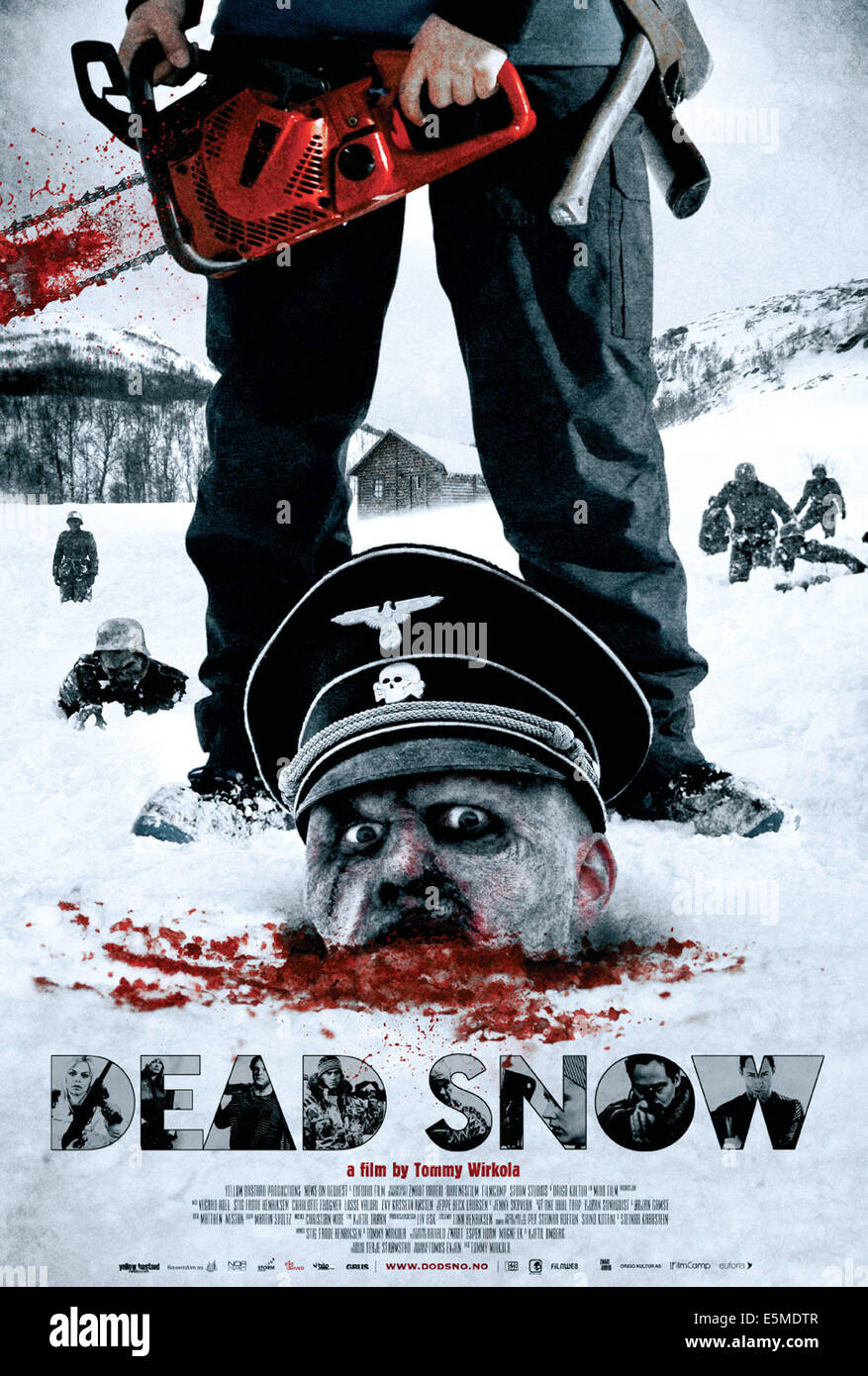 DEAD SNOW, (aka DOD SNO), English language poster, Orjan Gamst (bottom), 2009. Ph: Sveinung Svendsen/©IFC Films/Courtesy Stock Photo