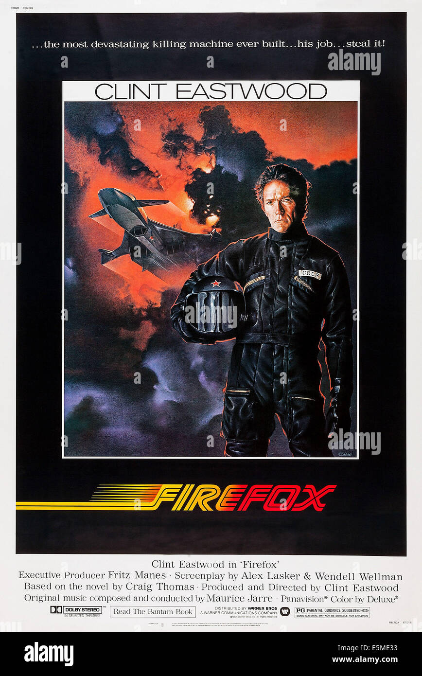 ファイヤーフォックス　USオリジナル映画ポスター ファイヤーフォックス USオリジナル映画ポスター ファイヤー